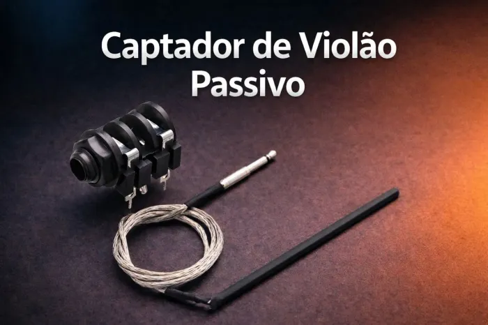 Captador de Violão MXT - Piezo Passivo (Rastilho)