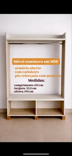 PROMOÇÃO guarda roupa estilo arara