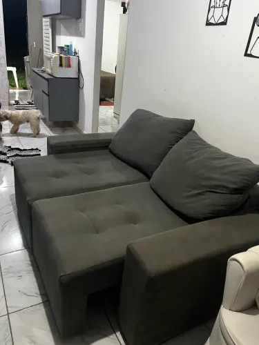 Sofá retrátil dois lugares 