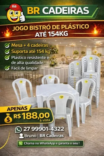 jogo de plastico 154kg