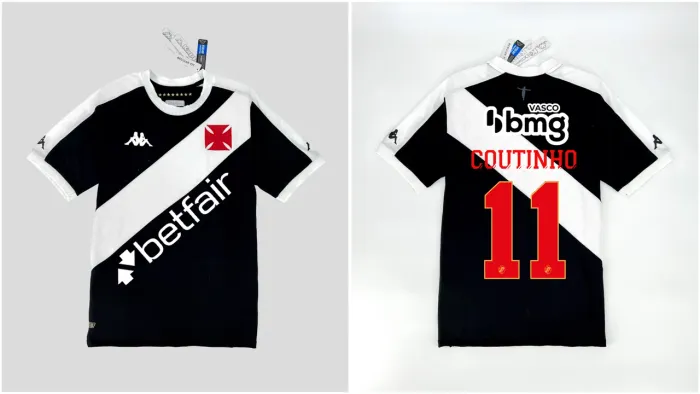 Camisa Vasco dinamite personalização Coutinho 11