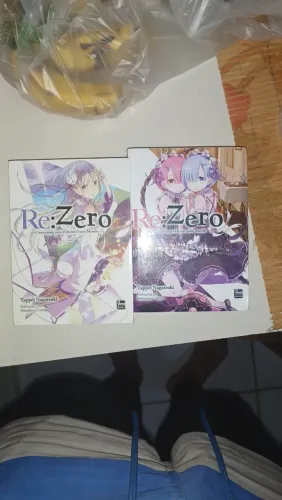 Light Novel de Re zero Vol 1 e 2