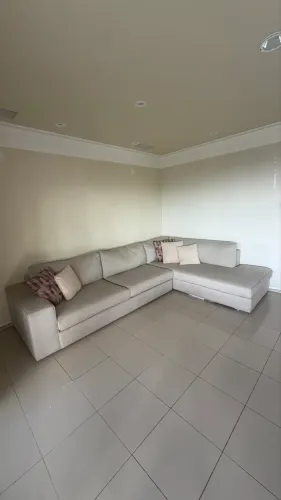 Sofá em L HOME DESING em linho