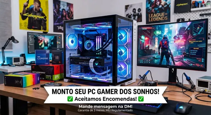 Venda e manutenção de PC Gamer 