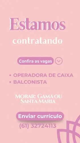 Vagas disponíveis