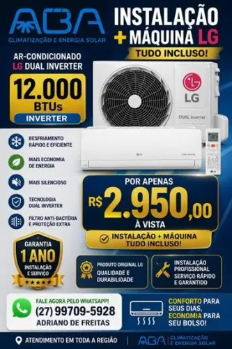 Instalação de ar-condicionado