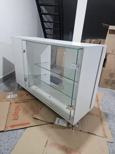 Balcão mdf e vidro