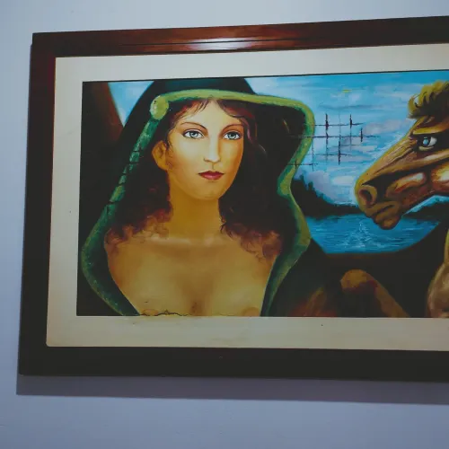 Quadro pintura a óleo