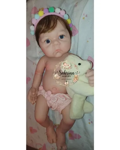 Bebê reborn de silicone solido 