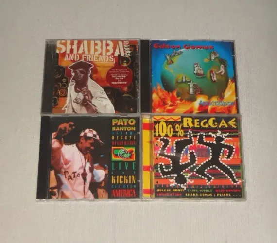 CD's Reggae Edson Gomes , Bob , Fugges , Pato Banton , Ub40 e Semelhantes