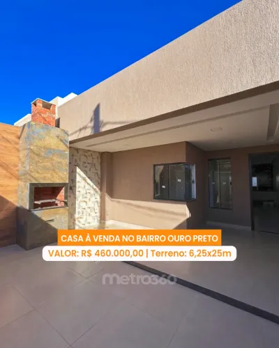 Casa à venda no Bairro Ouro Preto,3 quartos, sendo 1 suíte com closet ,Petrolina