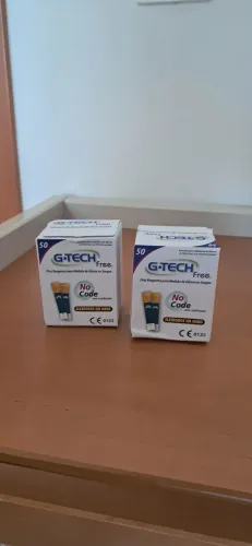 Fitas G-tech Free para medir a  glicose 