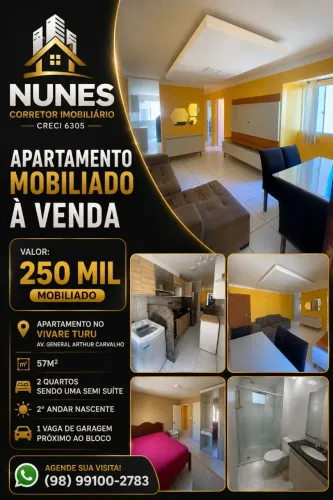 VIVARE TURU MOBILIADO 250 MIL