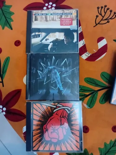 3 CDs duplos(todos duplos) por 100 os 3
