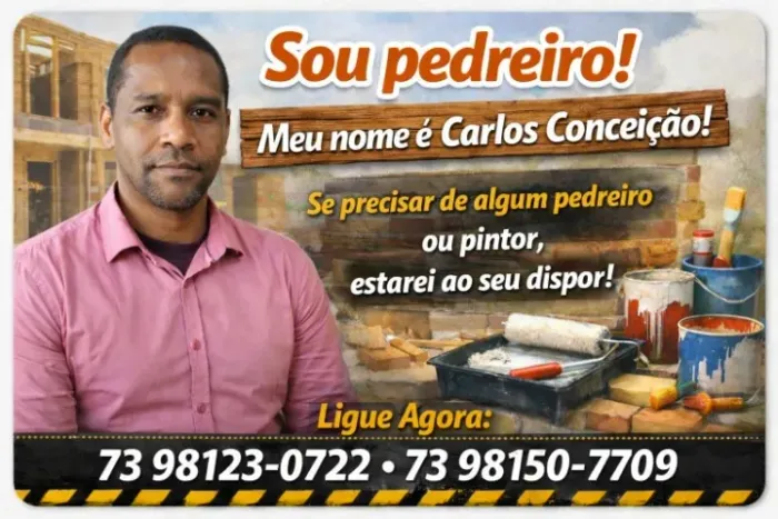 Sou pedreiro quero anunciar 