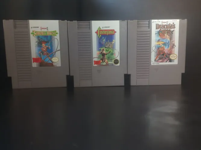 Cartuchos Castlevania I II & III para Nintendo 8 Bits NES nintendinho