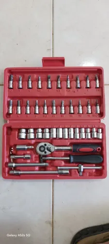Jogo de chave socket profissional peças 