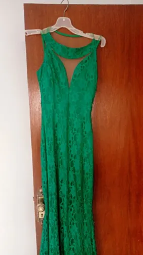 Vestido sereia verde