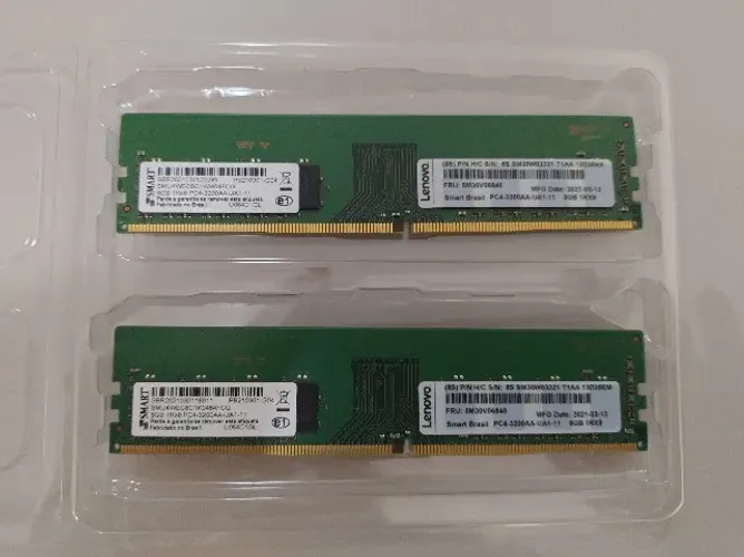 Memória DDR4 16GB 3200Mhz (2x8) Dual Channel Smart Desktop
