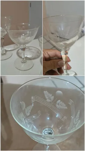 TAÇAS DE CHAMPANHE CRISTAL