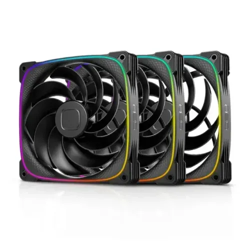 KIT DE FANS GEOMETRIC SQUAMA 3 EM 1 140MM