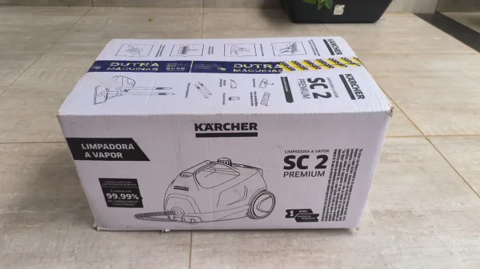 Lavadora a Vapor Kärcher SC 2 Premium 1500W 3.2 Bar com Kit Completo