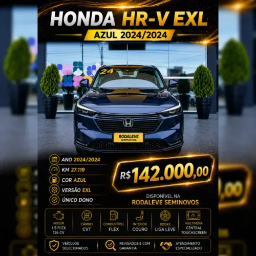 Honda HR-V EXL 1.5 Sensing 16V 5P Aut. 2024