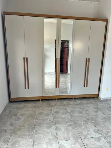 Guarda Roupa Casal 100% MDF 6 Portas 8 Gavetas com Espelho (Novo) Entrega Grátis!