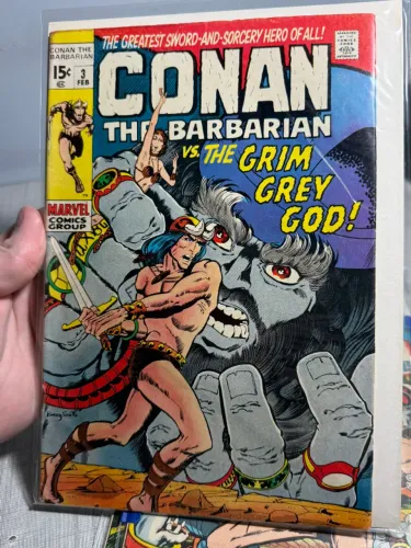 Conan the Barbarian, o bárbaro número #3 Importada 1970 Marvel
