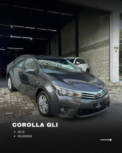 Toyota Corolla GLI 1.8 Flex 16V Aut. 2016