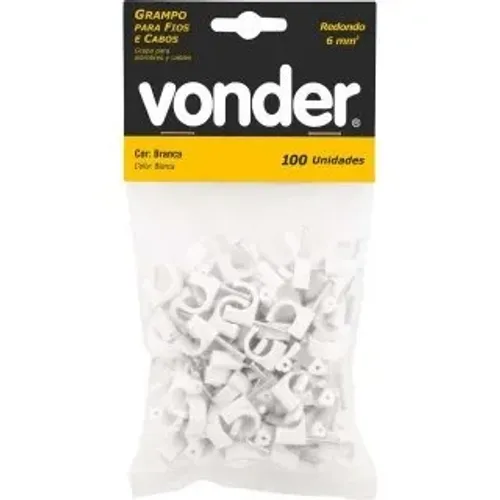 Grampo Para Fios, 6,0 mm², Redondo Vonder