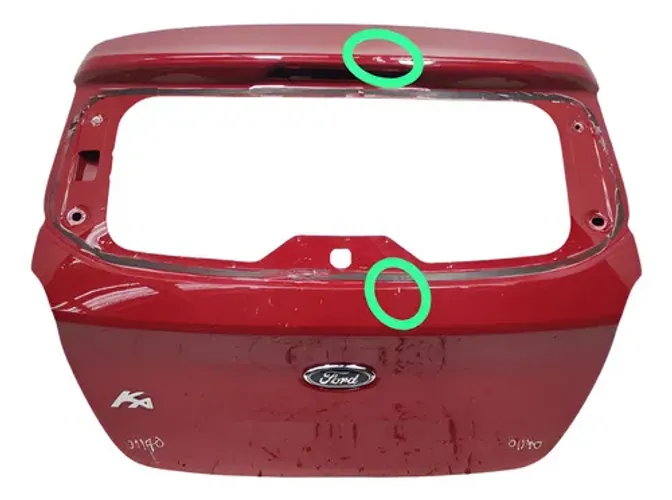 Tampa Traseira Ford Ka Vermelha 2015 2022 01170 C/detalhe