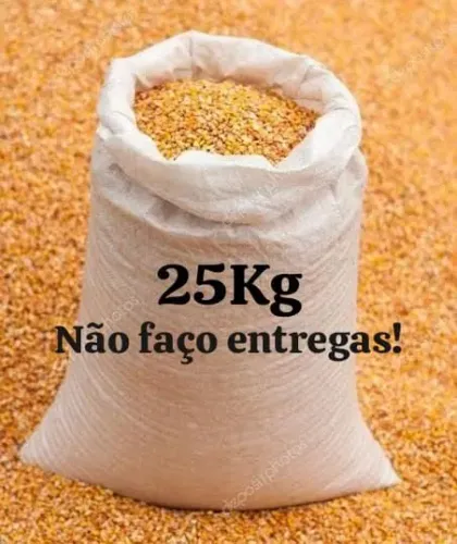 Milho 25kg 48,00 no dinheiro