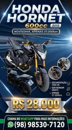 Honda CB 600f Hornet 2012