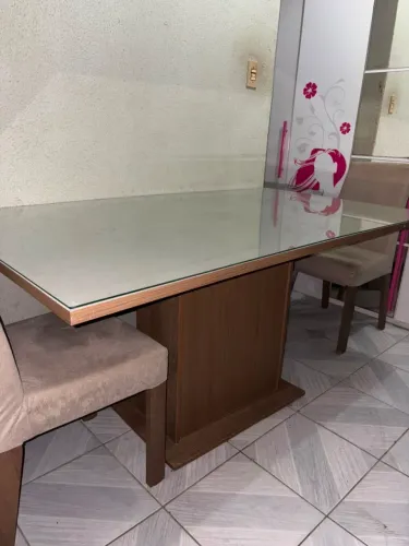 Mesa 6 lugares semi nova 
