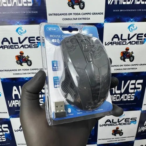Mouse Sem Fio 2.4ghz 1600DPI