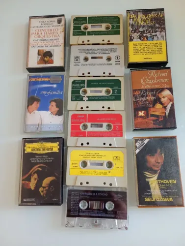 F cassetes músicas clássicas