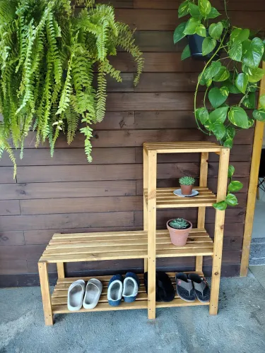 Sabateiteira Pinus rústico
