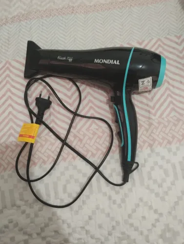 Secador de Cabelo Mondial Black Tiff 220v