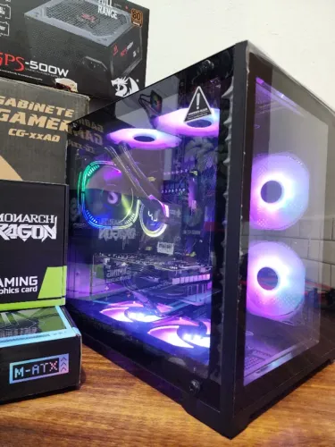 PC Gamer Vortex - Ryzen 5 2600 + RX 580 8GB | 16GB RAM | SSD