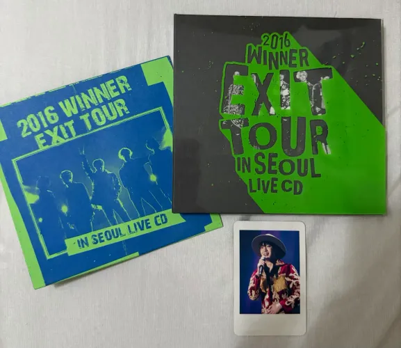 Album Exit Tour in Seoul Live CD WINNER com photocard YOON