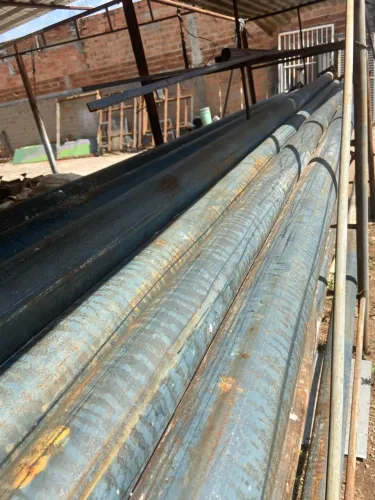 Tubos de ferro para obra
