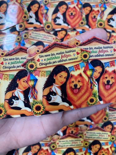 Imã de geladeira personalizado 