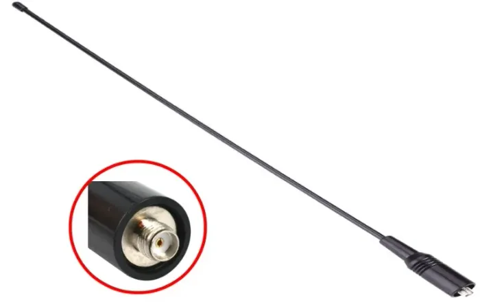 2 Antena Vhf Flexível Radio Baofeng Uv5r Rd5r Dm5r 777s 888s Quansheng uv k5, k6, k58, k11