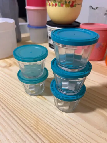 Kit pote de vidro