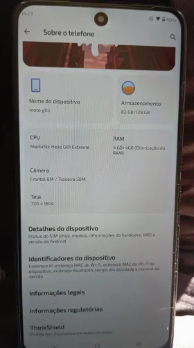 Celular moto g05 128gb