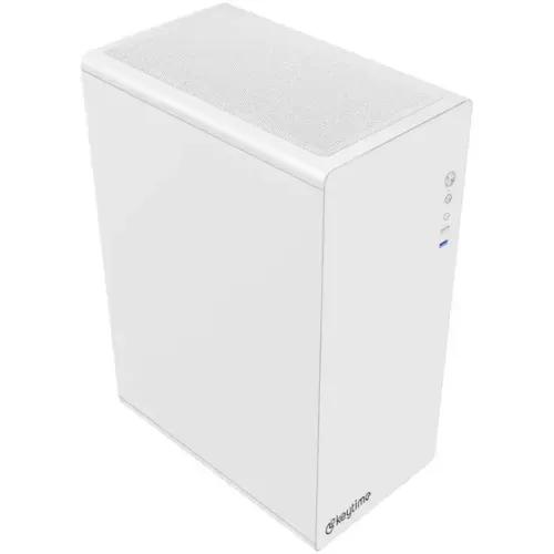 Gabinete Office Keytime Prime Cloud Tone Branco - ATX, Micro-ATX e Mni-ITX - WZetta