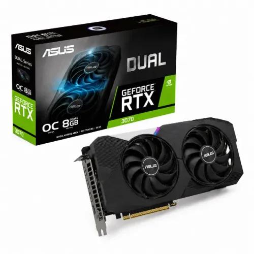 PLACA DE VIDEO RTX 3070 ASUS Dual OC 8GB com Caixa ? Funcionando no PC