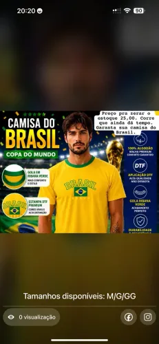 Camisa Brasil