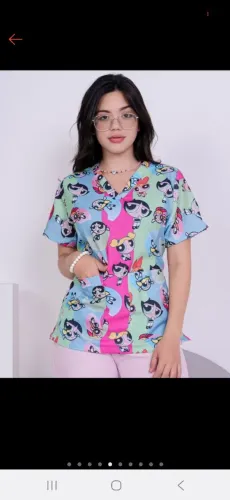 Scrub meninas super poderosas